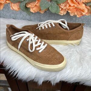 Everlane Forever Sneakers in Toasted Coconut Corduroy Size 9